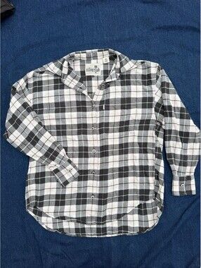 Levi's SilverTab Plaid Flannel Button‎ Down Shirt